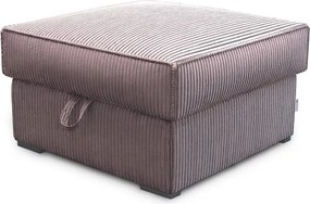Taburet SMART COSARO XL s úložným priestorom 71x71 cm, svetlofialový