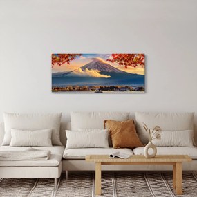 Obraz - Japonsko, Hora Fudži (120x50 cm)