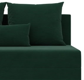 Dvojmiestna pohovka FERMO Poso rozkladacia, fľaškovo zelená