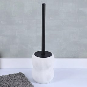 WC kefa Ceran, biela/s čiernymi prvkami