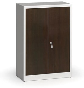 Alfa 3 Zvárané skrine s lamino dverami, 1150 x 800 x 400 mm, RAL 7035/wenge