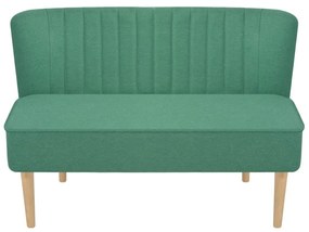 vidaXL Pohovka z textilu, 117x55,5x77 cm, zelená