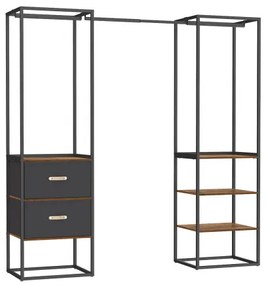 Otvorená šatníková skriňa RGR003B01