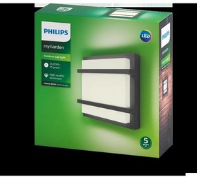 Philips 17394/93/P3 - LED Vonkajšie nástenné svietidlo PETRONIA LED/12W IP44