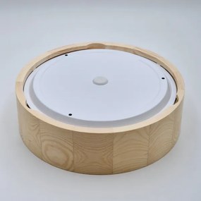 Stropné kúpeľňové svietidlo NATURAL 2xE27/15W/230V IP54 borovica pr. 27 cm