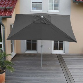 Slnečník N23 2x3m polyester/hliník - antracit