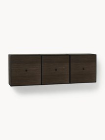 Nástenný konzolový stolík z dreva a kovu Frame