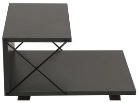 Nočný stolík CROSS 55x50 cm antracit