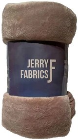 JERRY FABRICS -  JERRY FABRICS Deka microflanel super soft Capucino Polyester, 150/200 cm