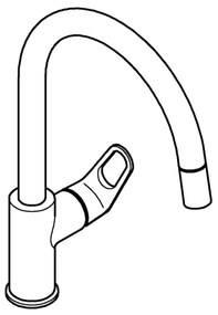 GROHE 30569000 - Drezová batéria START FLOW 357 mm lesklý chróm