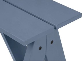 Modrá drevená záhradná stolička Navo – noo.ma