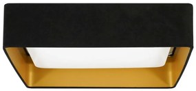 Brilagi - LED Stropné svietidlo VELVET SQUARE LED/24W/230V čierna BG0650