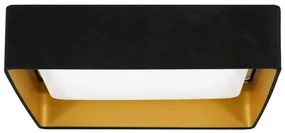 Brilagi - LED Stropné svietidlo VELVET SQUARE LED/24W/230V čierna BG0650