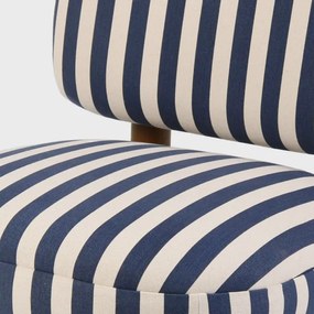 Kreslo LUMEN modré / biele 741104