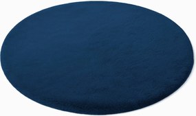 TZ Tmavomodrý okrúhly koberec Rabbit Rozmer: 120