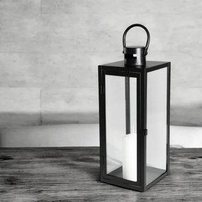 Dekoratívna lucerna 49 cm čierna