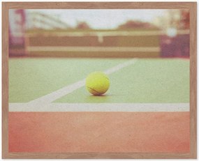 Fotografia v ráme Ball on Court, rôzne veľkosti