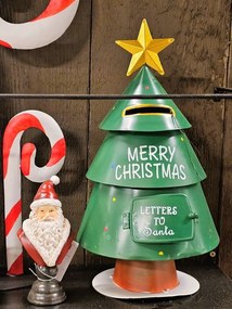Červeno-biela vianočná dekorácia busta Santa - 7*5*15 cm