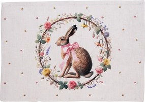 6ks prestieranie zajac s kvetmi Easter Whispers Collection - 48*35 cm