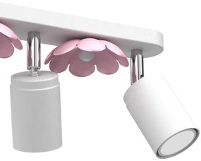 Bodové svietidlo FLOWER 3xGU10/8W/230V biela