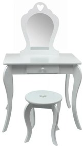 Detský toaletný stolík Lilly biely