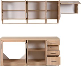 Kuchynská linka Diana 180/240, dub sonoma