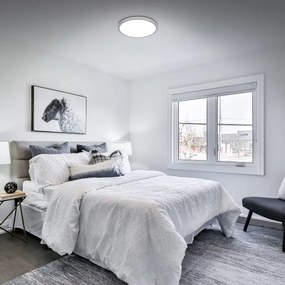 Briloner 3709-014 - LED RGBW Stm. stropné svietidlo LED/22W/230V strieborná + DO