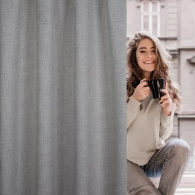 ZÁVES NA PÁSKE JULA 140X270 CM STRIEBORNÁ