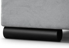 Kontinentálna boxspring posteľ LORA 200x120, béžová (mono 232)