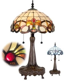 Lampa do obývačky Tiffany Mega kolekcia CASIOPEA Ø40*85