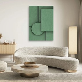 Gario Obraz na plátne Reliéf geometrických tvarov Rozmery: 40 x 60 cm