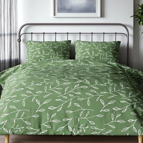 Bavlnené obliečky Homa RENA GREEN 4-dielna sada 140x200 cm
