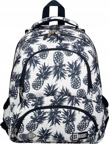 St.RIGHT Školský batoh štvorkomorový Pineapples