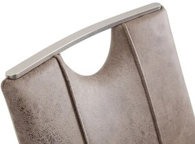 Reality Hojdacia stolička Trieste, 2 kusy (šedá-hnedá)  (100328559)