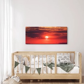 Obraz farebného slnka (120x50 cm)