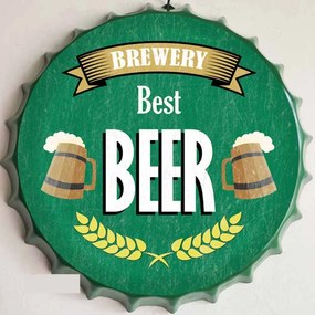 Ceduľa vrchnák Brewery Best Beer