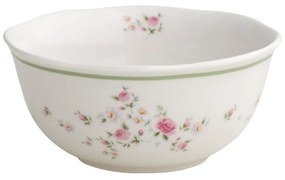 Súprava 2 bielych porcelánových misiek Brandani Nonna Rossa, ⌀ 14 cm