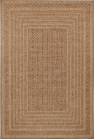 AKCIA: 120x170 cm Kusový koberec Forest 103992 Beige / Brown – na von aj na doma, béžová, chodba / predsieň, Hanse Home