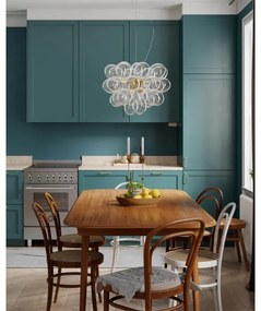 ByRydens 4200440-6509 - Luster na lanku GROSS 8xG9/5W/230V číry