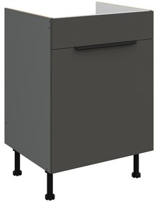 Kuchynská skrinka Aria-Gr/Ant Anti Fingerprint 60zl 1s Bb