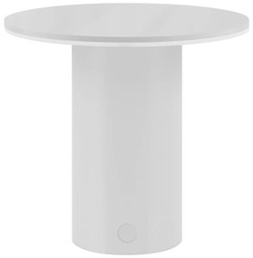 Biela LED stmievateľná stolová lampa (výška 18 cm) Fungo – Remember