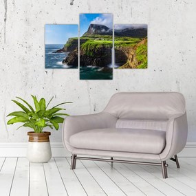 Obraz - Vodopád Múlafossur (90x60 cm)