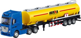 HUINA Kovová cisterna s pohyblivými časťami žltá 1:50