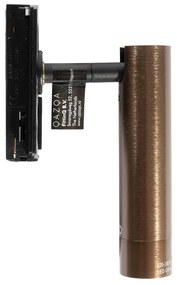 Moderný bodový reflektor tmavo bronzový pre 1-fázový koľajnicový systém - Iconic Ivy