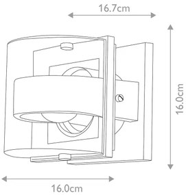 Elstead - Vonkajšie nástenné svietidlo FRIDA 1xE27/60W/230V IP54