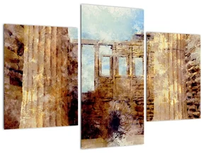 Obraz - Érechthéion, Atény, Grécko (90x60 cm)