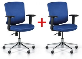 Kancelárská stolička HILSCH 1+1 ZADARMO, modrá