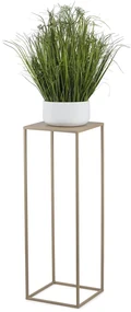 STOJAN NA KVETINÁČ SIMPLE 70X24X24 CM BÉŽOVÁ