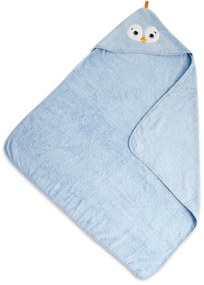 Babymatex Bavlnená osuška pre bábätko s kapucňou Jimmy 80x80cm - Tučniak