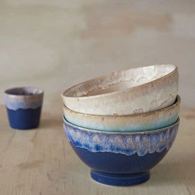 Tyrkysové misy v súprave 4 ks z kameniny ø 15 cm Latte – Costa Nova